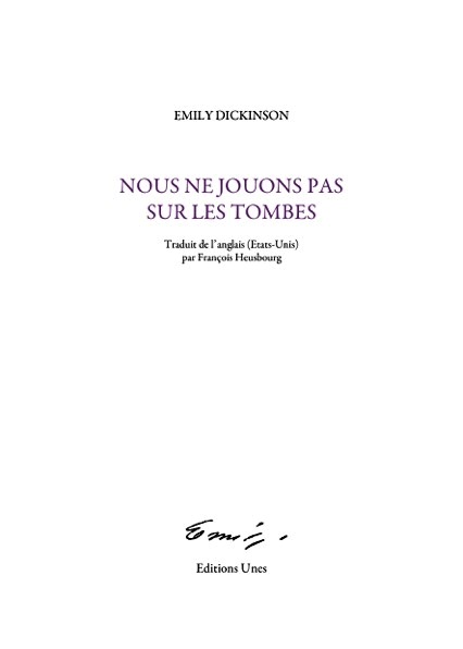 Couverture Dickinson
