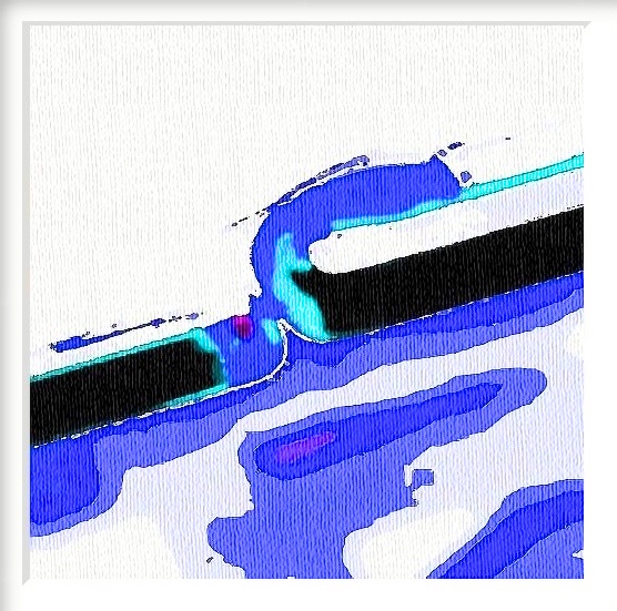 Autour de moi, cette glace… Un tableau.