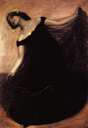 Eugen Spiro (1874-1972), Tänzerin Baladine Klossowska (Merline) Spiro 2