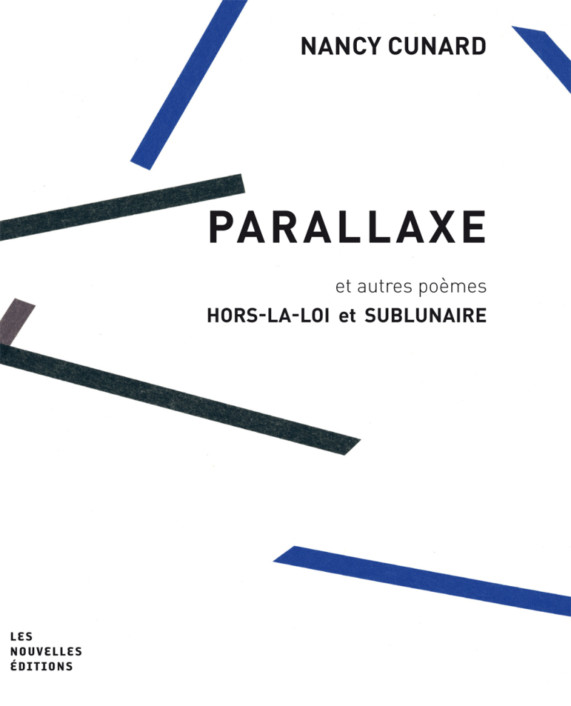 Nancy Cunard  Parallaxe