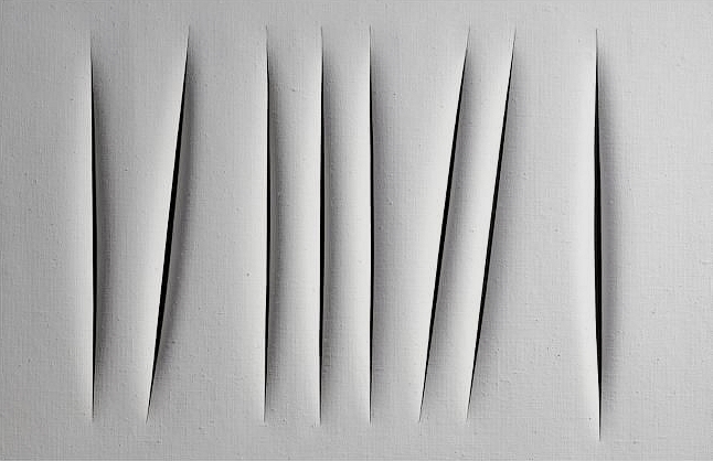 Lucio Fontana (1899 - 1968), Concetto Spaziale, Attese. photo Sothebys