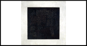 Carré noir sur fond blanc Carré noir sur fond blanc