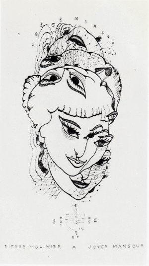 Joyce Mansour par Pierre Molinier Joyce Mansour par Pierre Molinier