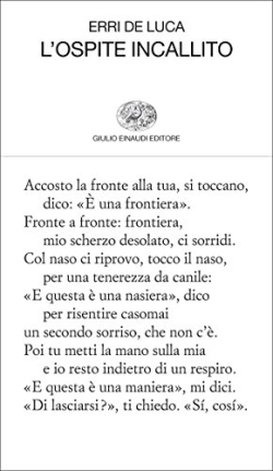 Erri De Luca, L’ospite incallito, Einaudi, 2008. Erri De Luca L'ospite incallito 3