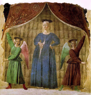 Piero della Francesca, Madonna del parto Piero della Francesco Madonna del parto
