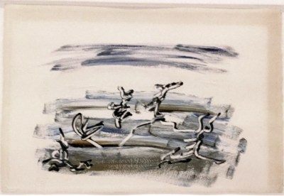 Henri Michaux, gouache, 1972 Michaux Michalski