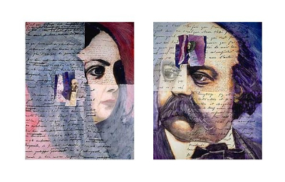 Louise Colet et Gustave Flaubert par Charles Hobson Louise Colet et Gustave Flaubert par Charles Hobson