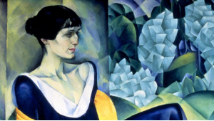 Nathan Altman, Portrait d'Anna Akhmatova, 1914 (détail) Anna Akhmatova par Nathan Altman