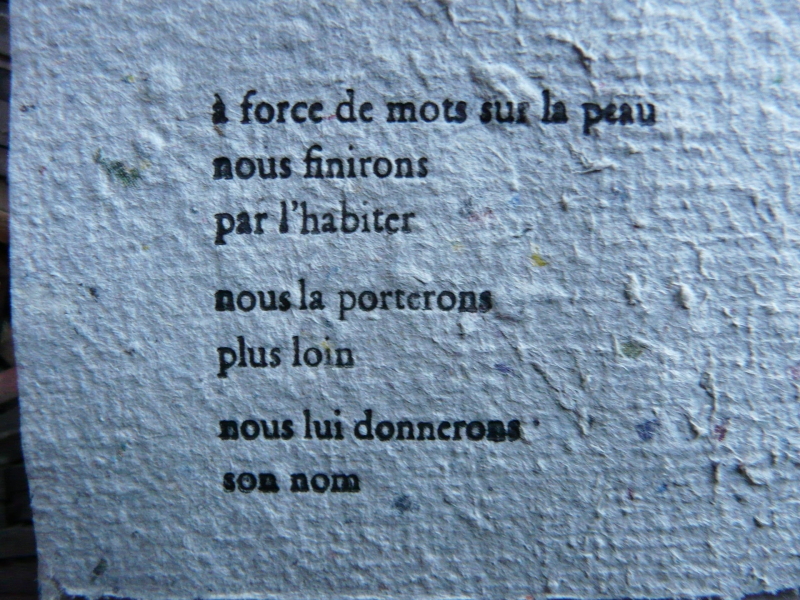 à force de mots