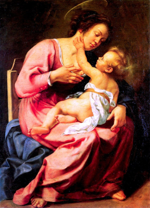 Madonna-and-Child-Artemisia-Gentileschi-Oil-Painting