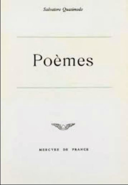 Salvatore Quasimodo, Poèmes, Mercure de France, 1963. Salvatore Quasimodo 1963