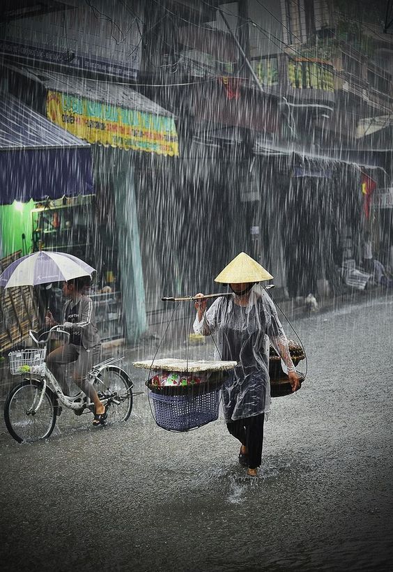 In the Rain - Hanoi  Vietnam