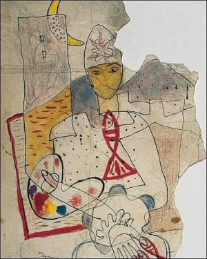 Federico-Garcia-lorca-portrait-de-Dali-1927 Federico-Garcia-lorca-portrait-de-Dali-1927