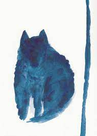 Loup bleu de Caroline Loup bleu de Caroline