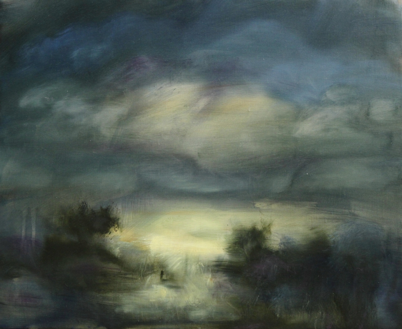 Paysage-lacustre-huile-sur-toile-50x61cm-2020