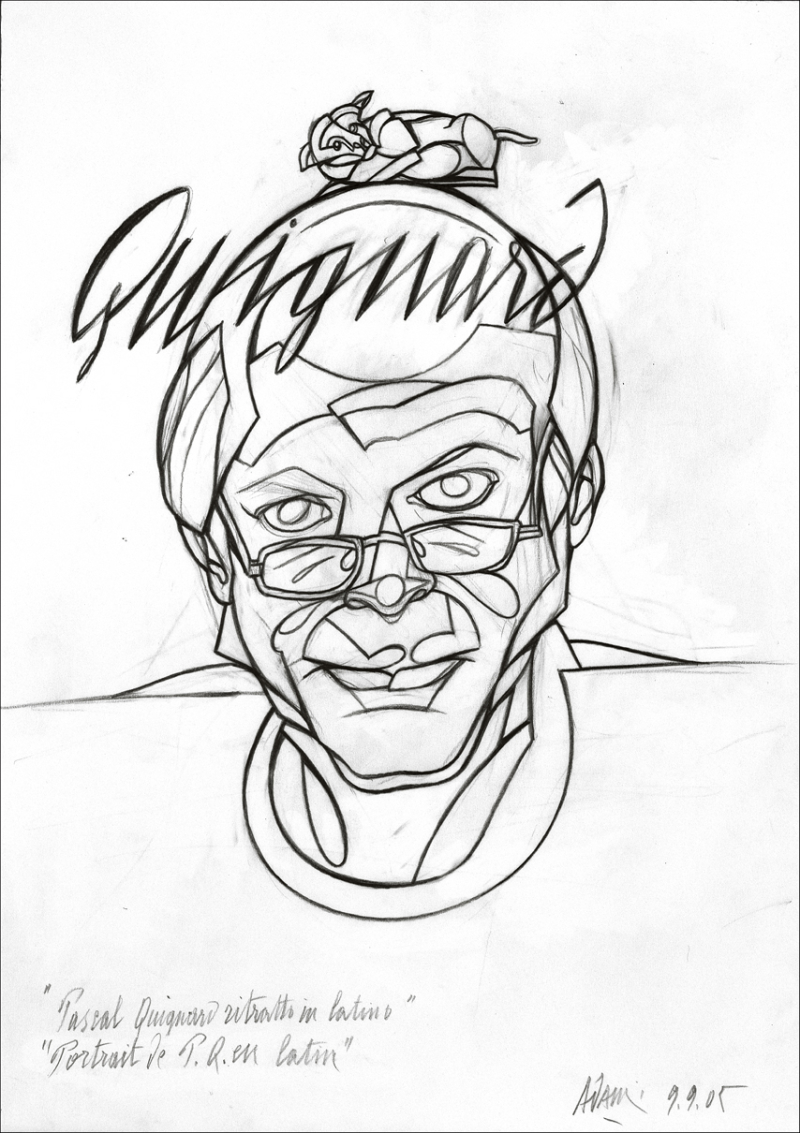 PASCAL QUIGNARD PAR VALERIO ADAMI