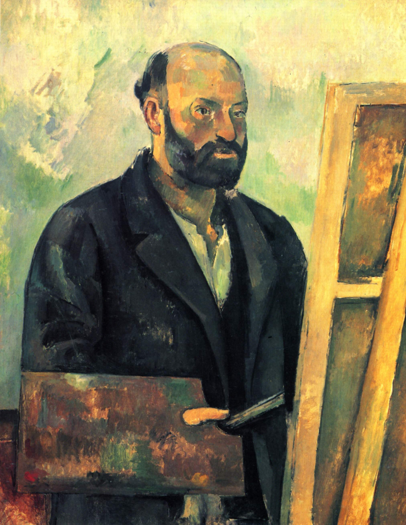 Autoportrait de Paul Cezanne 