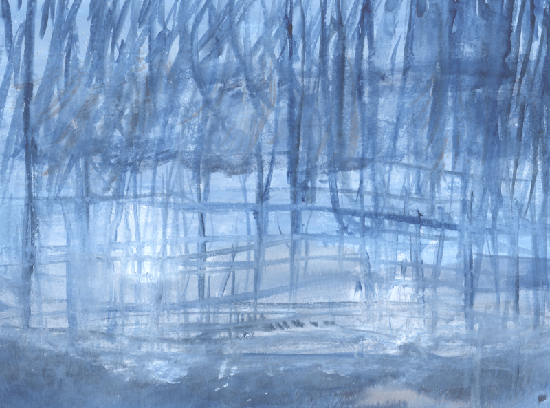 Où se cache la soif - Caroline François-Rubino - peinture - 2024