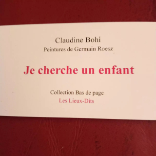 Je cherche un enfant claudine bohi Je cherche un enfant claudine bohi