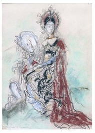 Gustave Moreau, Les Chimères, pastel Moreau_les_chimeres__bis