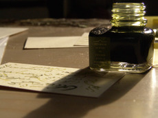 Pourquoi ne pas vous écrire un peu, mon amie, quand je ne puis vous voir ? Encrier