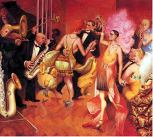 Otto Dix, Les Noctambules, 1927-1928. Volet central du triptyque Großstadt. Kunstmuseum, Stuttgart Otto_dix