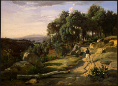 Corot, Vue des environs de Volterra, 1838. The National Gallery of Art, Washington, DC Corot_volterra_wahington