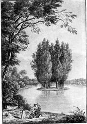 La tombe de Jean-Jacques Rousseau sur l'île des Peupliers à Ermenonville Ermenonville_2