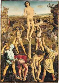 Martyre de saint Sébastien Pollaiuolo_1