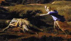 Pyrame et Thisbé. Détail Pyramus_thisbe_poussin