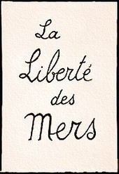 La Liberté des mers. Page de titre de la main de Pierre Reverdy. Edition Maeght, 1959 Reverdy_bis_