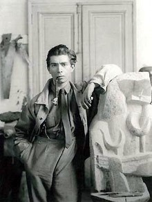 Ossip Zadkine dans son atelier de la rue d'Assas Zadkine_1