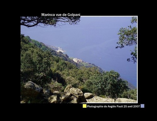 Le hameau de Marinca vu de Golpani